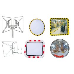 Spiegel für Verkehr und Industrie