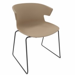 Design Besucherstuhl, Kufengestell: Anthrazit ,...