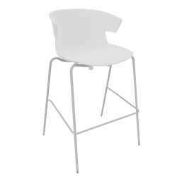 Design Barhocker, Stahlrohrgestell: Chrom,...