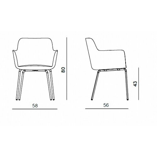 Konferenzssessel, auf 4 Rollen Gestell in Anthrazit, Stoff: Dunkelgrau