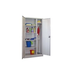 Stahl Besen- Putzmittelschrank 100 cm breit, 40 cm tief,...