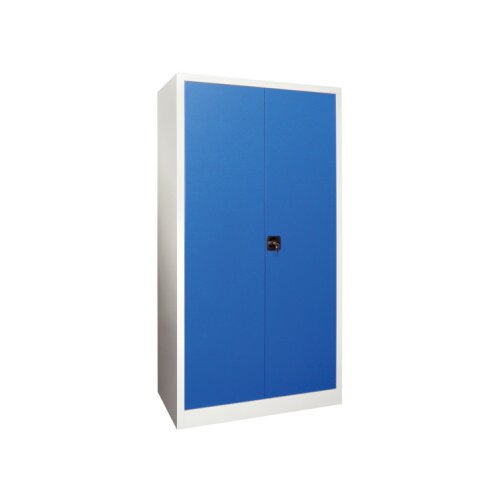 Schwerlastschrank 4 Schubladen, 3 Fachböden bis 120 kg pro Boden, Korpus: Rubinrot, Türen: Rubinrot