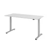 Elektrisch höhenverstellbarer Schreibtisch Eco 180x80 cm Grau/Silber