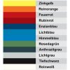 Personalgarderobe 15 Fächer Abteilbreite 400 mm, Korpus: Zinkgelb, Front: Zinkgelb, Schliessung: Drehriegel