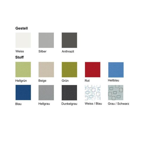 Akkustik Tischtrennwand Stoffbezug Hellgrau Alurahmen Weiss Höhe 54 cm Breite 160 cm