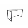 Stehtisch Design  Breite 180 cm Dekor Lichtgrau Gestell Anthrazit