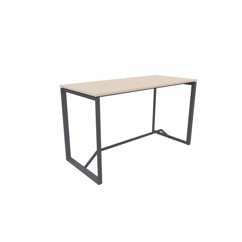 Stehtisch Design  Breite 180 cm Dekor Ahorn Gestell Anthrazit