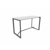 Stehtisch Design  Breite 160 cm Dekor Weiss Gestell Anthrazit