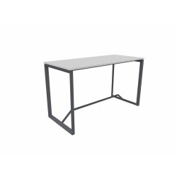 Stehtisch Design  Breite 160 cm Dekor Lichtgrau Gestell...