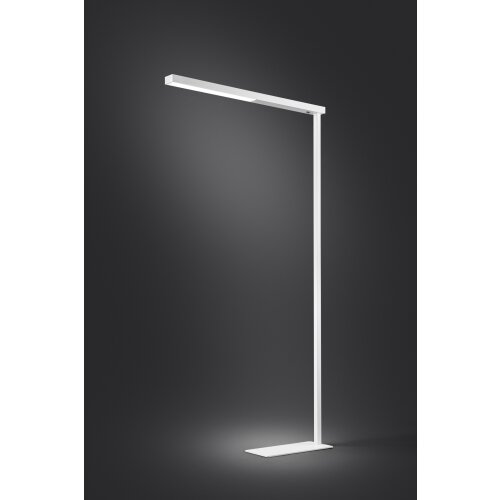 LED Arbeitsplatz Stehleuchte, Gestellfarbe Weiss