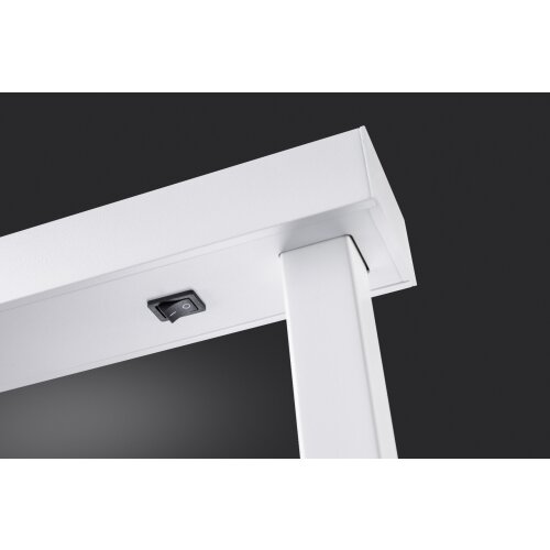 LED Arbeitsplatz Stehleuchte, Gestellfarbe Weiss