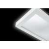 LED Stehleuchte mit Push Dimmer, Gestellfarbe Weiss