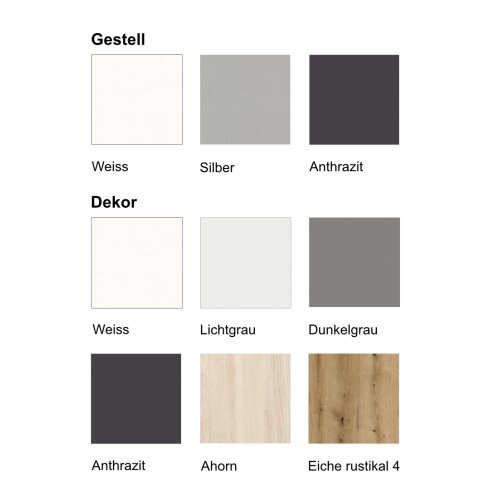 Elektrisch höhenverstellbarer Schreibtisch Serie Flex, im Maß: 180 x 80 cm, Dekor: Weiss, Gestell: Silber