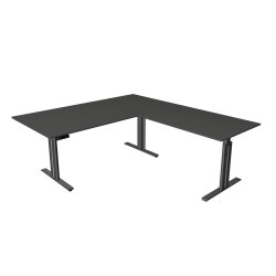 Elektrisch höhenverstellbarer Winkelschreibtisch...