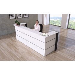 Empfangstheke U-Form 300 cm breit
