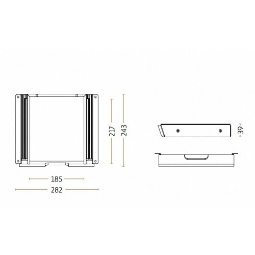 Bambusschublade klein zur Untertischmontage