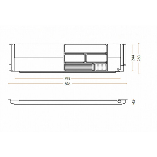 breite Untertischschublade, abschließbar, Farbe: Schwarz