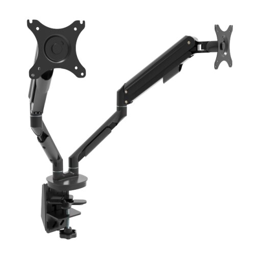 Monitorarm mit Gasdämpfer für 2 Monitore