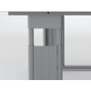 Schreibtisch höhenverstellbar, 120x80 cm , Dekor: Weiss
