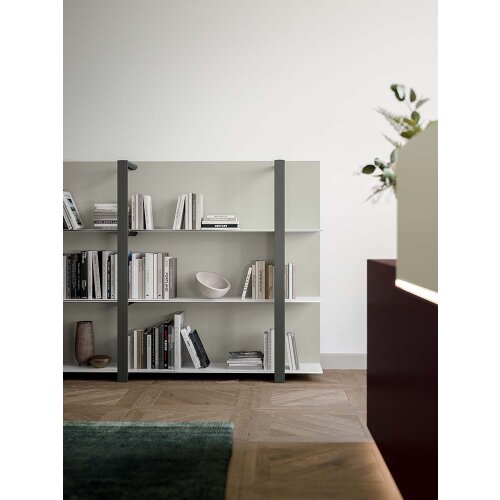 Wandregal Serie ISEO 2 Abteile 3 Ordnerhöhen