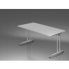 Schreibtisch C-Fuß, 160x80 cm Dekor Grau