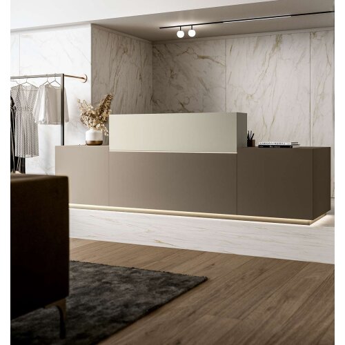 Empfangstheke Zenith in verschiedenen Breiten