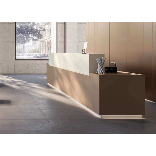 Empfangstheke Zenith in verschiedenen Breiten