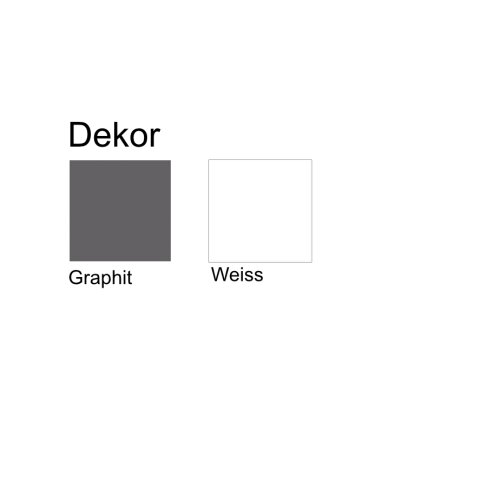 Aktenregal Serie Klick, 4 OH, Dekor: Graphit , auf Hochfuß