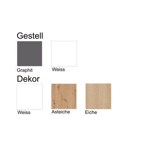 Kombi Aktenschrank Serie Klick, 3 OH