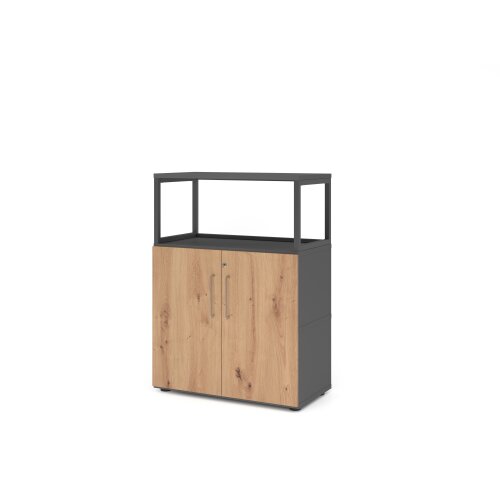 Aktenschrank Serie Klick, 3 OH, mit Rahmenelement