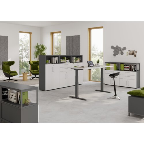 Aktenschrank Serie Klick, 4 OH