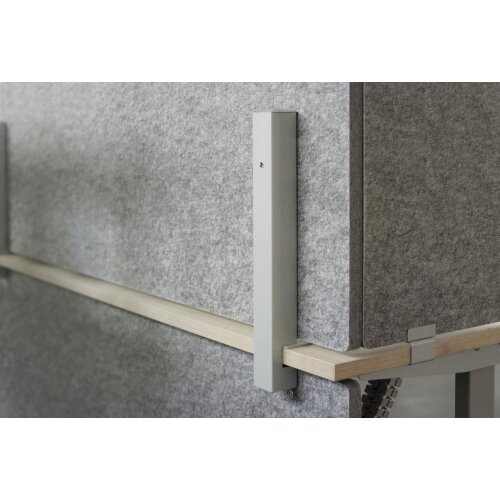 Akustik Tischtrennwand in versch. Längen, Länge: für 180 cm Schreibtisch