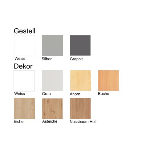 Konferenztisch Bootsform 220 cm mit Rundfüßen