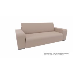 Loungesofa 3 Sitzer Serie SF1, Bezug Stoff ST Beige