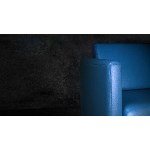 Loungesessel Serie SF3, Bezug Kunstleder Schwarz
