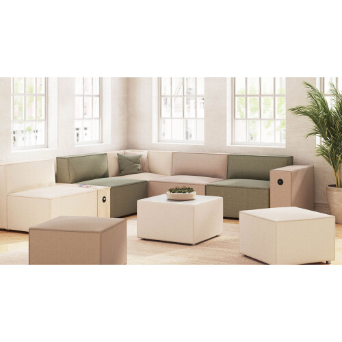 Gerades Modul Serie P Zentralelement, Bezug: Stoff TS Anthrazit
