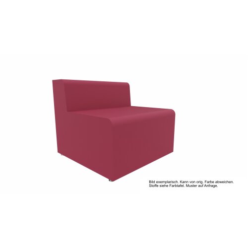 Gerades Modul Serie P Zentralelement, Bezug: Wollfilz Pink