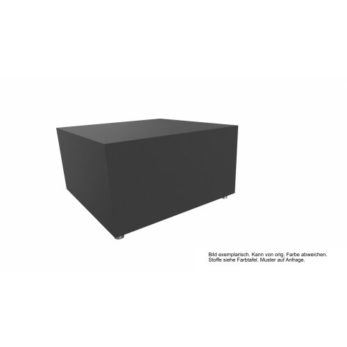 Hocker Modul Serie P Abschluss links, Bezug: Stoff TS Anthrazit