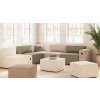 Hocker Modul Serie P Abschluss links, Bezug: Stoff TS Anthrazit