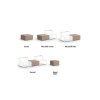 Hocker Modul Serie P Abschluss links, Bezug: Stoff TS Anthrazit