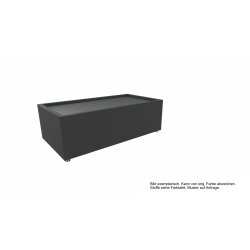 Besuchertisch rechteckig Serie P , Bezug: Stoff TS Anthrazit