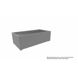 Besuchertisch rechteckig Serie P , Bezug: Stoff TO Grau