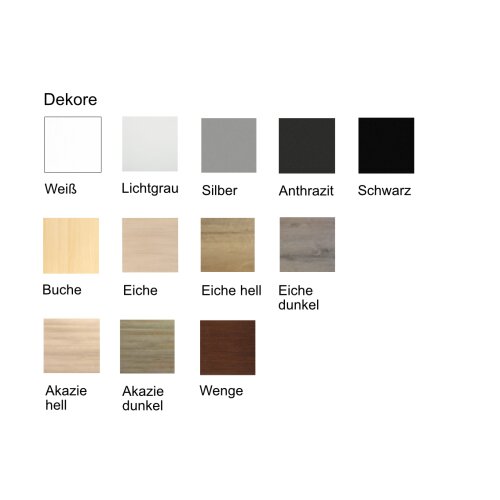 Zusatzmodul nieder Serie P Abschluss links