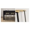 Barhocker Style Gestell Schwarz Sitz Schwarz Polypropylen