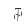 Barhocker Style Gestell Eisengrau Sitz Schwarz Polypropylen