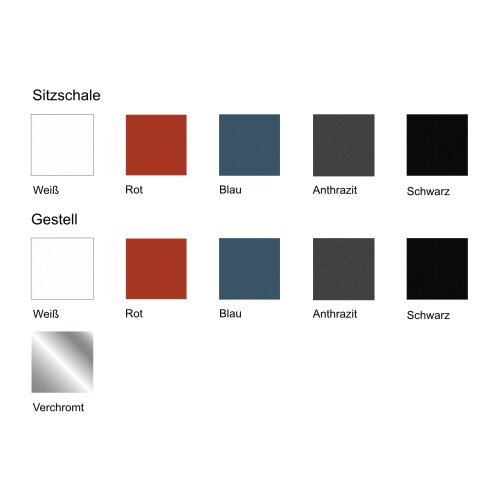 Design Schulungsstuhl in vielen Kombinationen