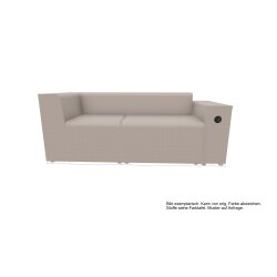 Loungemöbel Serie P 2 Sitzer einfarbig, Bezug...