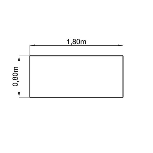 Schreibtisch höhenverstellbar 180x80 cm Grau/Silber
