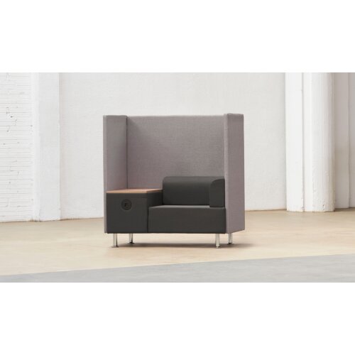 Expresslounge 1-Sitzer mit Ablage