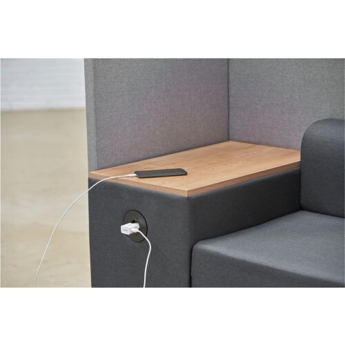 Expresslounge 1-Sitzer mit Ablage